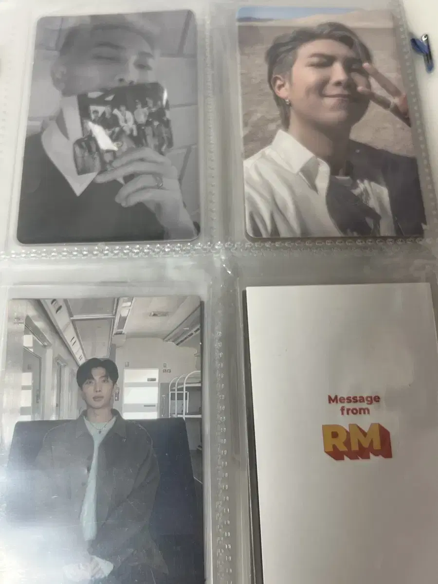 방탄소년단 rm 남준 proof 인디고 특전 포토카드